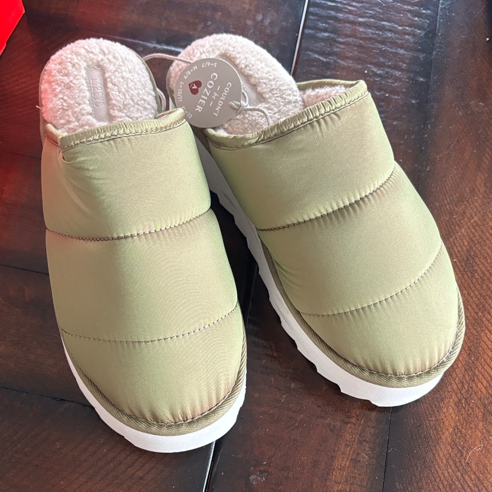 Maeve Olive Green Women's Slippers